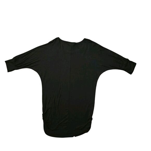 Matchstick Medium NWT Gathered Long Black Shirt Witchy Dark Academia - Picture 2 of 6